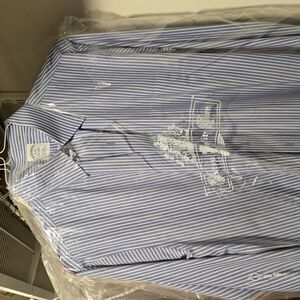 Men's Blue Striped Shirt